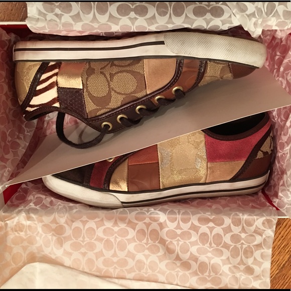 Coach Patchwork Leather sneakers, 6 - Picture 3 of 14